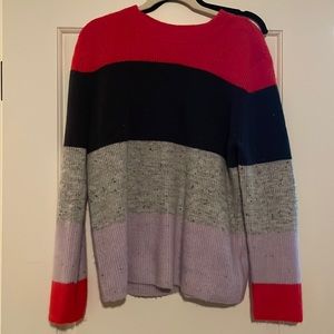 Multicolor cozy fall sweater